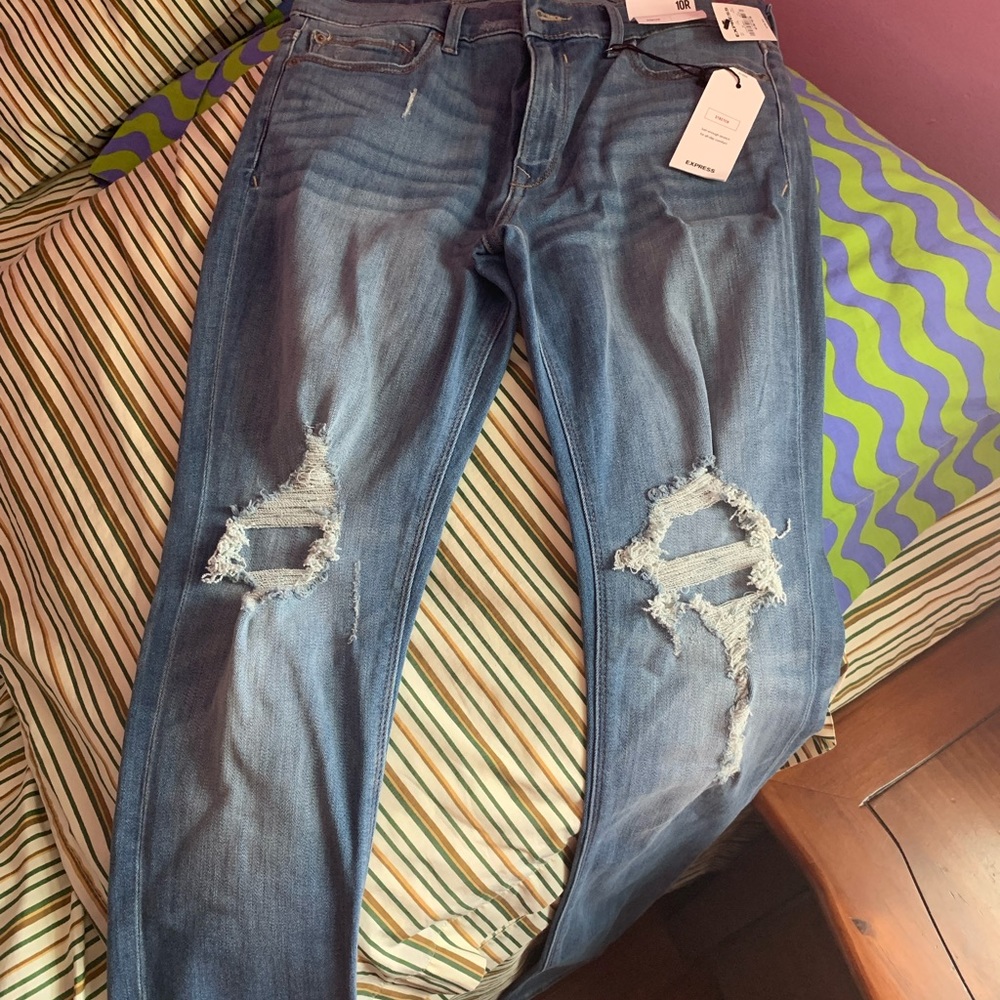 Express nwt jeans mid rise legging size:10R
